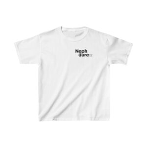 Kids NephCure Black and White Logo T-Shirts